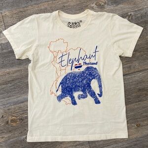 Ink’s Idea Thailand Elephant Shirt MED Unisex Artistic Nature Lover Hippie Boho